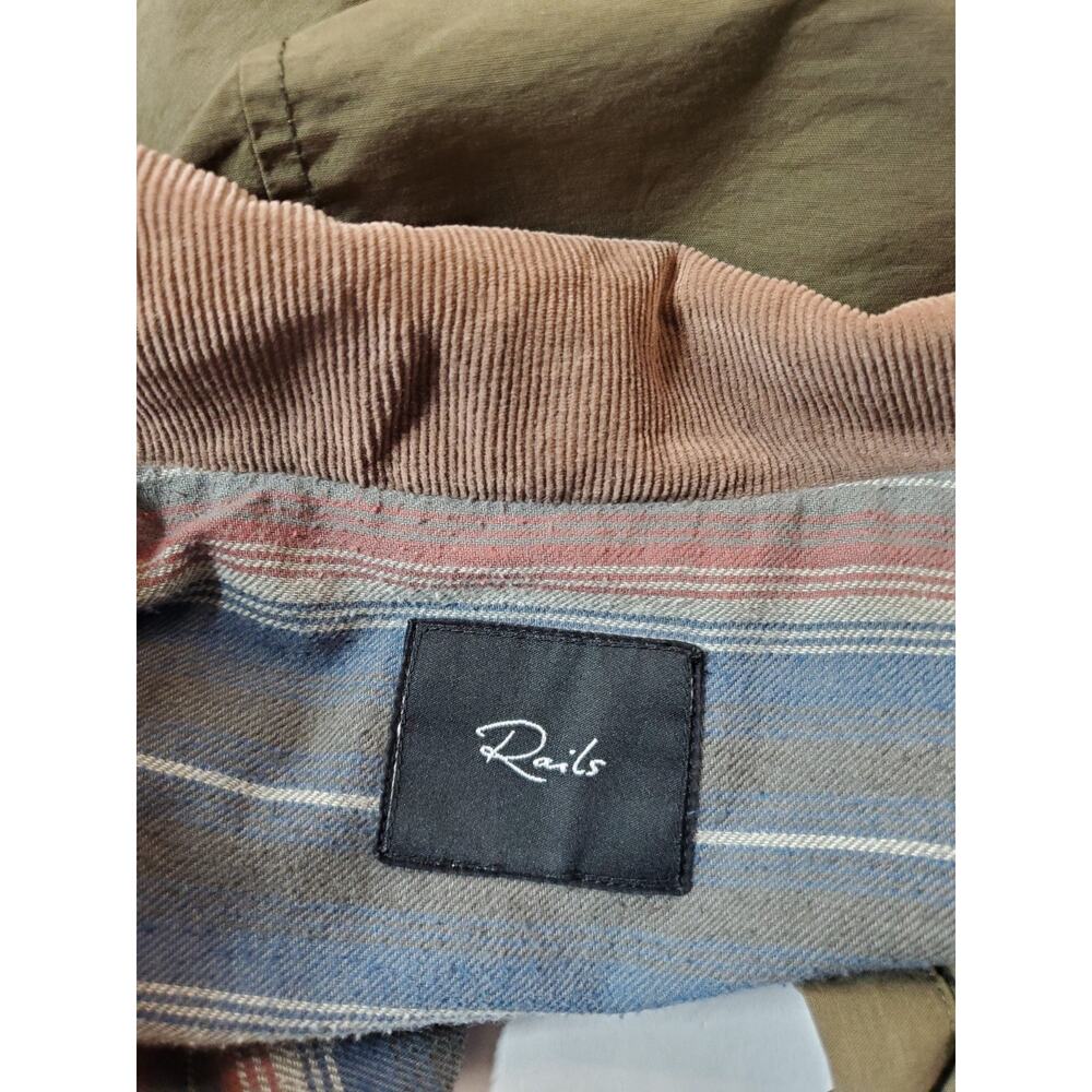 Rails Mens Large Porter Lined Field Jacket Olive … - image 7